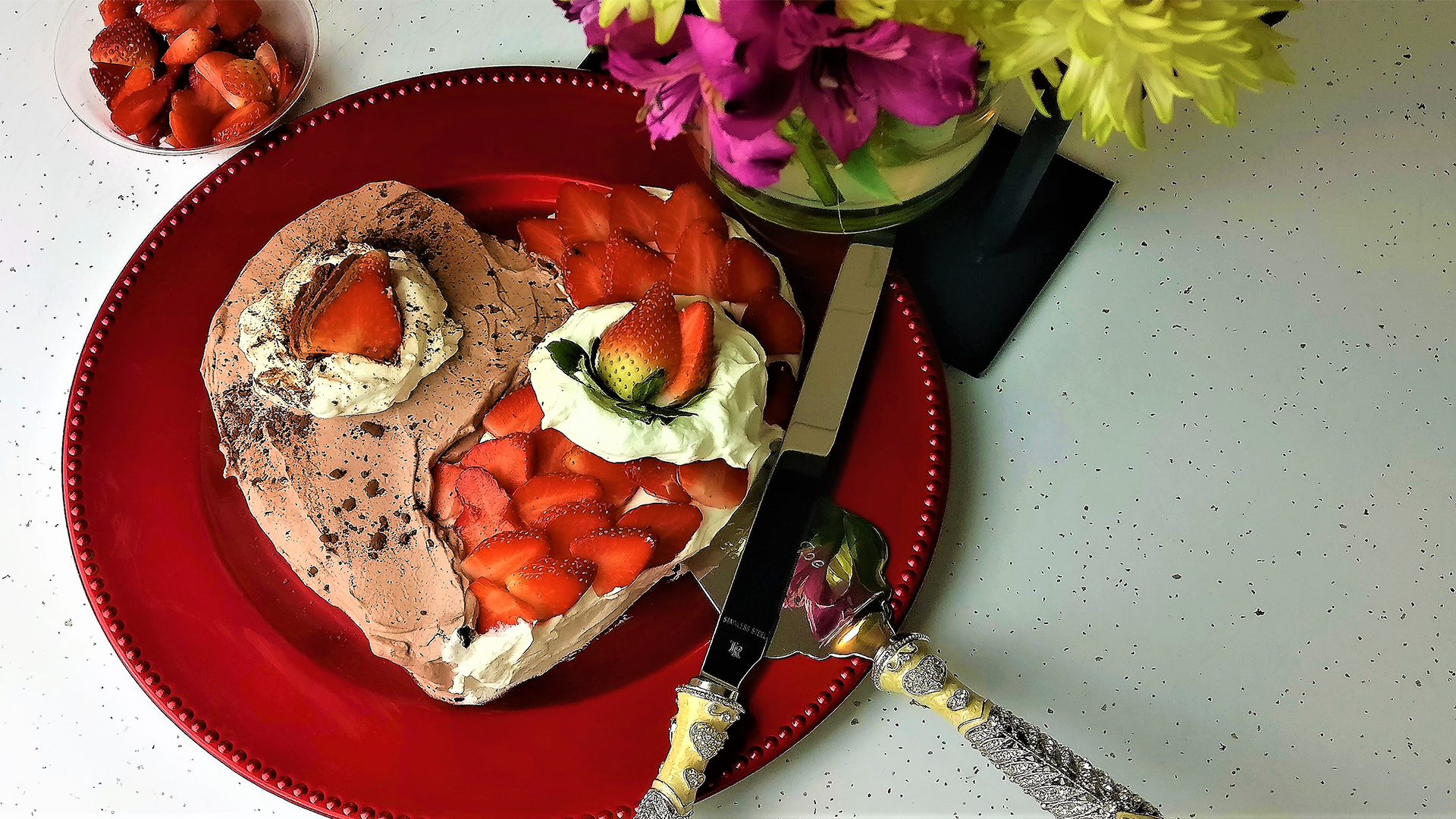 Heart Cake Vanilla & Chocolate