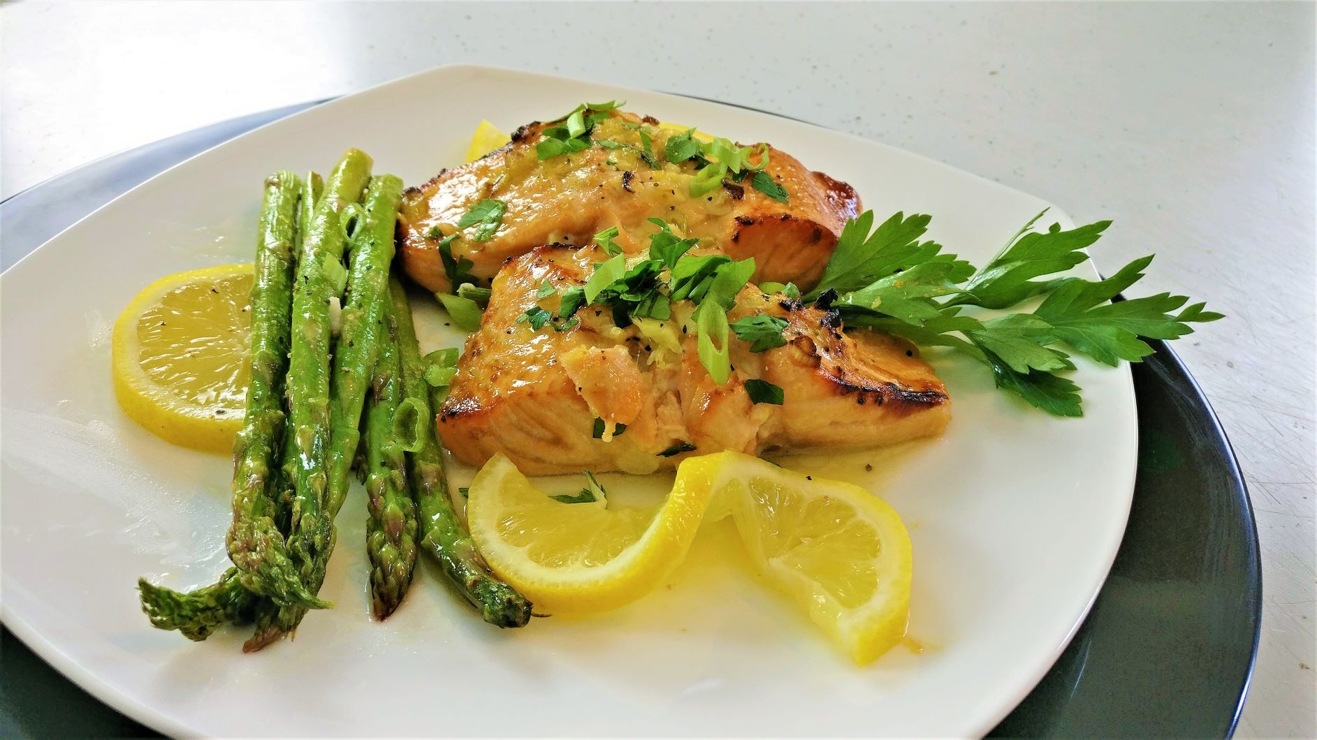 Salmon and Asparagus