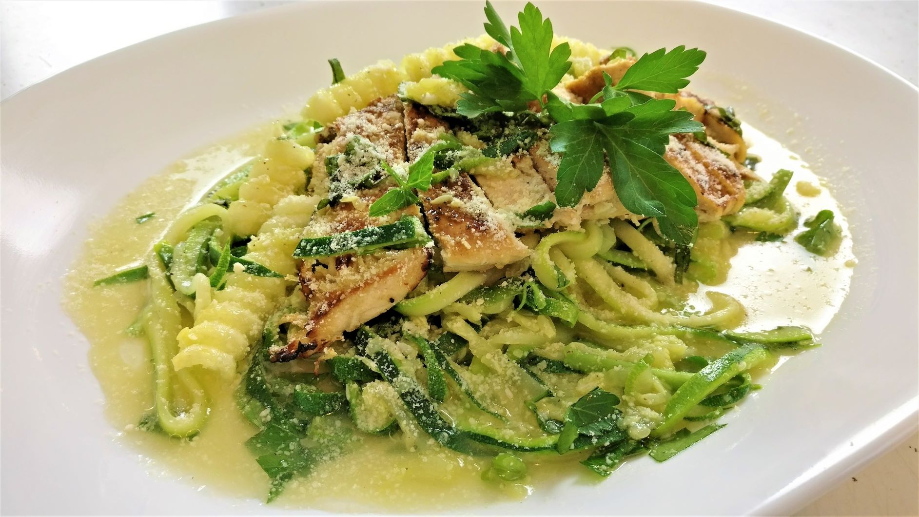 Lemon Pepper Zucchini Noodles