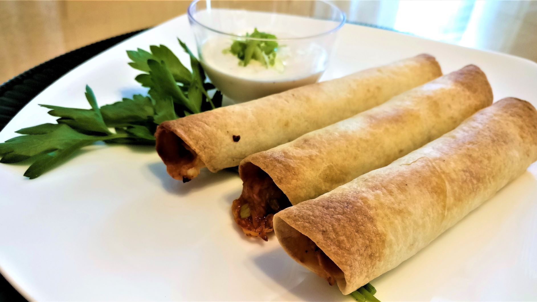 Grilled Chicken Taquitos